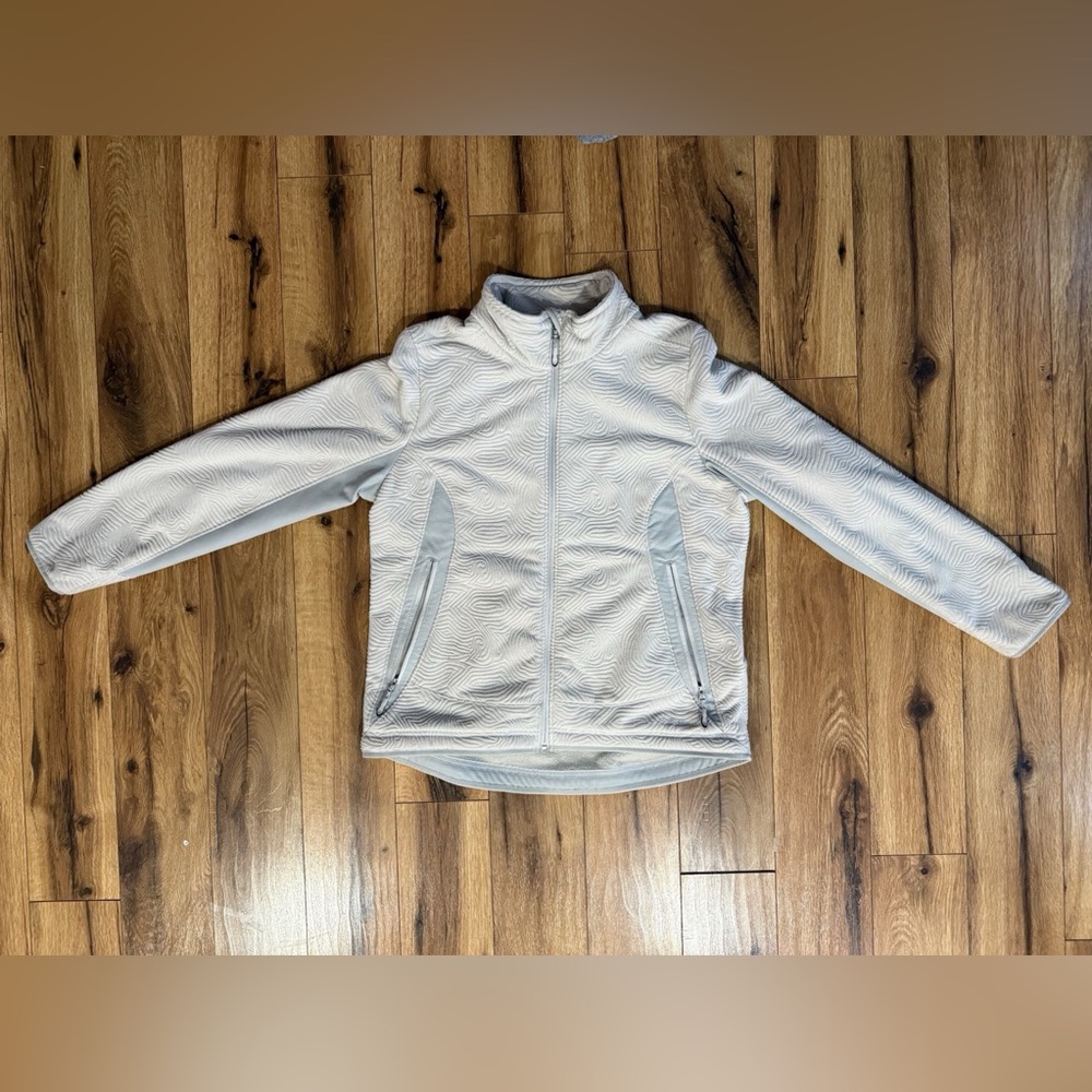 L.L. Bean Cream Full-Zip Jacket Size S